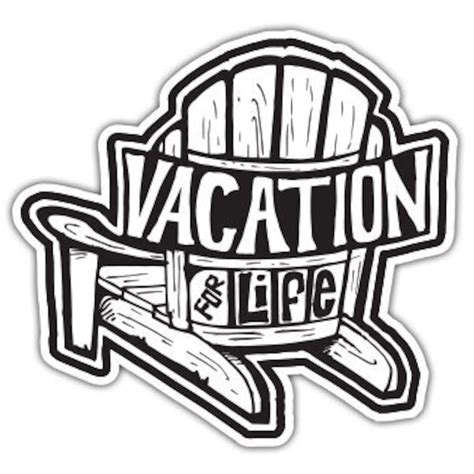 USA VFL STICKER 3.5 ステッカー CHAIR | Vacation For Life Japan
