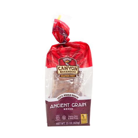 Canyon Gluten Free Bakehouse Gluten Free Bread Ancient Grain
