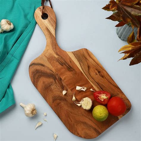 Buy VarEesha StyleWood Wooden Chopping Board for Kitchen; Vegetable ...