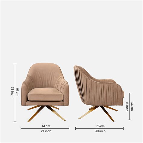 Buy Plush Neutral Lounge Chair | Elegant Lounge Chair Online Shop Now ...