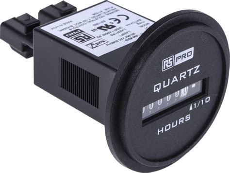 RS PRO | RS PRO Hour Meter, 6 Digit Analogue, 50Hz, 90 → 264 V ac | 896 ...