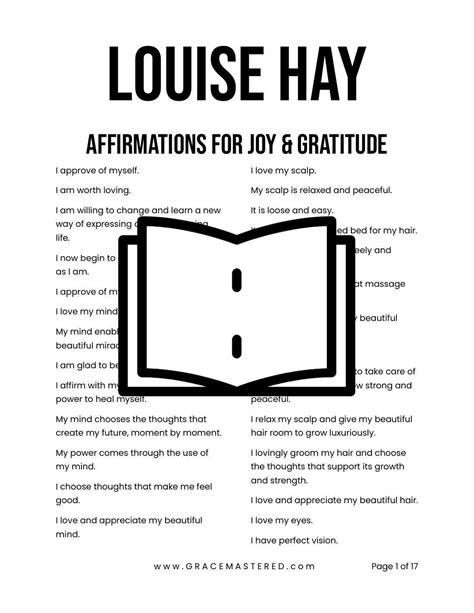 Louise Hay Gratitude Quotes Affirmations By Louise Hay