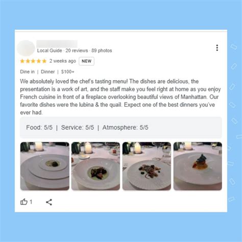 Culinary kudos: 40+ good restaurant review examples | Birdeye
