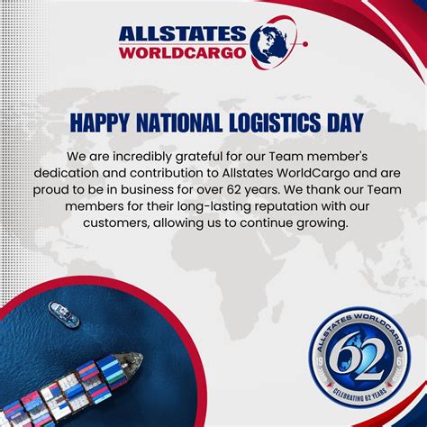 Allstates WorldCargo on LinkedIn: #nationallogisticsday #logistics