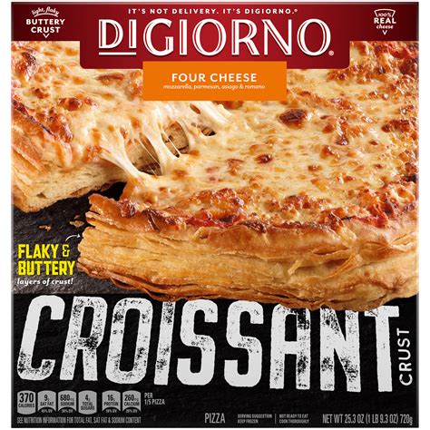 Croissant Crust Four Cheese Frozen Pizza | Official DIGIORNO®