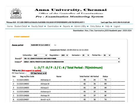 Dpco-cs - good - ANINA UNIVERSITY Anna Universily, Chemmai Office of ...