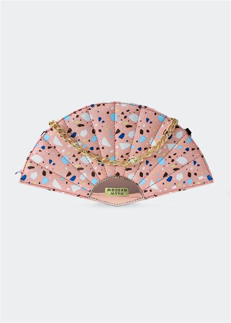 Get Contrast Abstract Shaped Pink Fan Bag at ₹ 1440 | LBB Shop