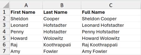 How to Join Two Columns in Excel 的图像结果