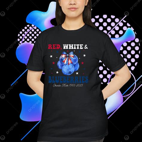 Red White and Blueberries Charlie Kirk Shirt