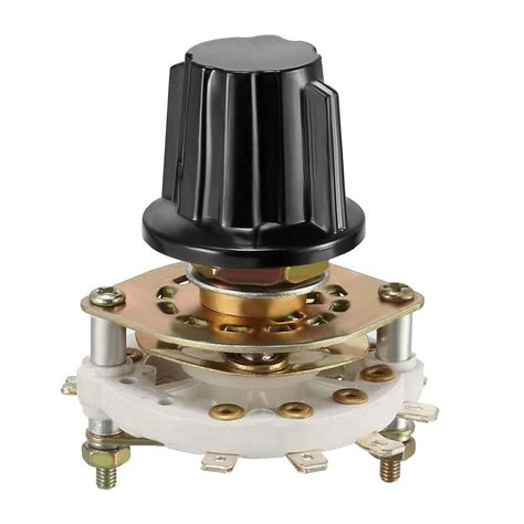 Rebower Band Selector Rotary Switch 1P9T 1 Pole 9 Position, 1 Deck [for ...