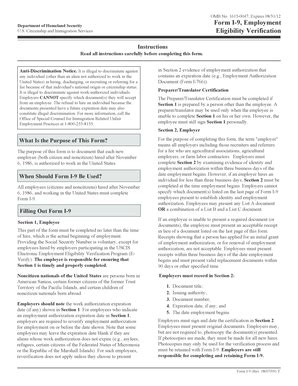 OMB No. 1615-0047; Expires 08/31/12 Form I-9, Employment Eligibility ...