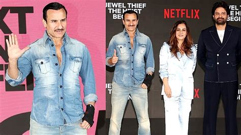 Saif Ali Khan makes his first public appearance after knife attack at ...