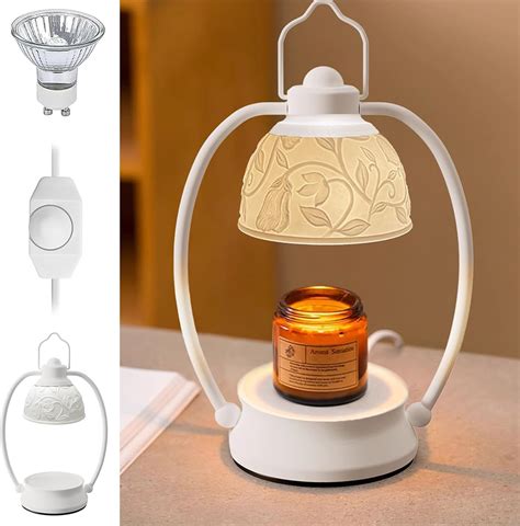 Amazon.com: Candle Warmer Lamp, Electric White Candle Warmer Light for ...