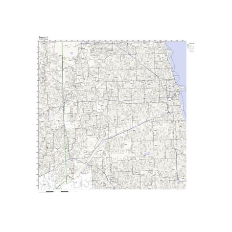 Buy Berwyn, IL ZIP Code Map Laminated Online at desertcart INDIA