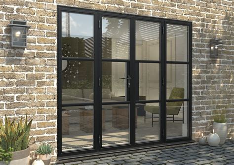 2100mm Black Heritage Aluminium French Doors Bifold Doors At Climadoor