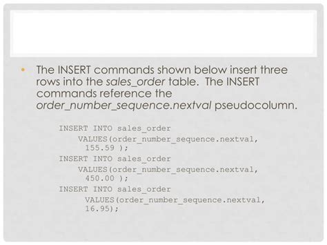 Image result for Sequence in Oracle SQL