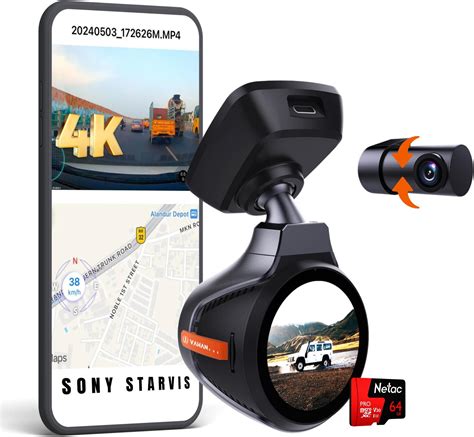 Qubo Car Dash Camera True 4K HDR 2160P UHD Dual Channel from Hero Group ...