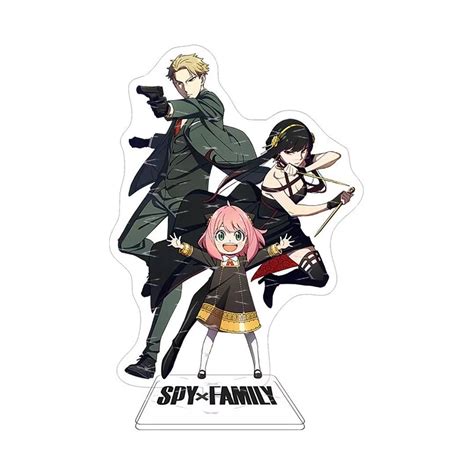 Anime SPY x Family Stand Figure, Loid Anya Bond Acrylic Stands Printing ...