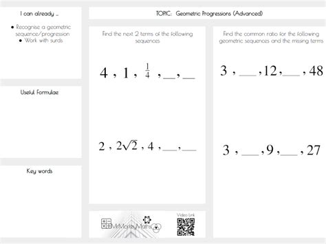 Image result for Geometric Progressions Explained