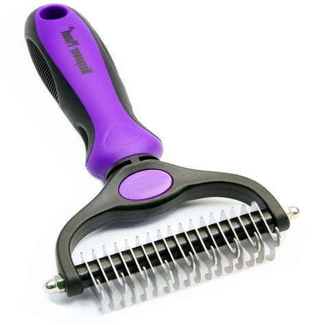 Buy Maxpower Planet Pet Grooming Brush - Double Sided Shedding and ...