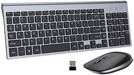 Amazon.in: Buy FENIFOX Wireless Keyboard and Mouse,2.4G USB Ergonomic ...