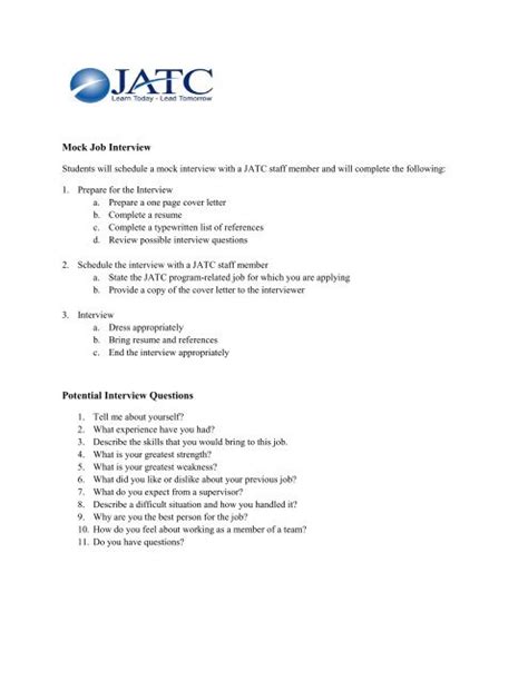 Image result for How to Write a Mock Interview