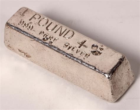 Silver Ingot One Pound [148125] - Holabird Western Americana Collections