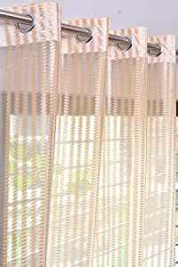 Buy K 2 6 Creations- 1 Piece Polyester Fancy Sheer - Net Curtain for ...
