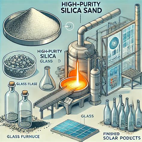 Silica Sand in Glass Manufacturing Process: Essential Properties