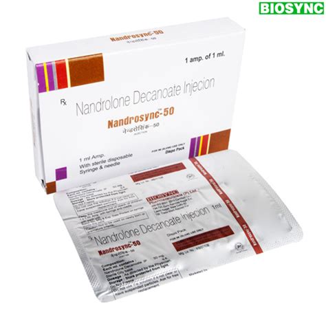 NANDROSYNC-50 Injection Biosync Pharmaceuticals Pvt. Ltd.