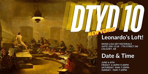 Draw Till You Drop 10th Edition, Mona Lisa Artists' Materials Ltd ...