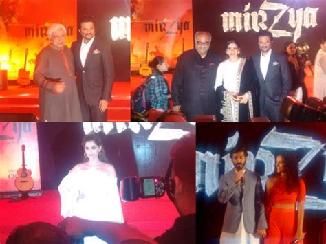 'Mirzya' Music Launch: Anil Kapoor Is My Dad, But Not My Inspiration ...