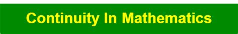 Image result for Continuity in Math Formular for Extended