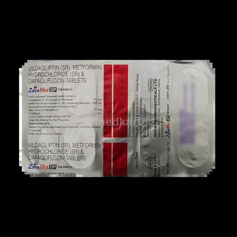 ZAVAMET DP 10/100/1000MG TABLET 10'S, Price, Composition & Generic ...