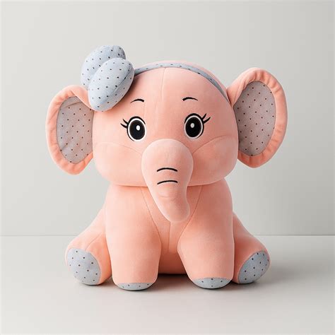 Bow Elephant Plush Toy Pink - Large – Uni Seoul