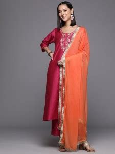 Varanga Women Kurta Trouser Dupatta Set - Buy Varanga Women Kurta ...
