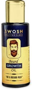 SWOSH Beard Growth Oil For Longer and Thicker Beard Infused with ...