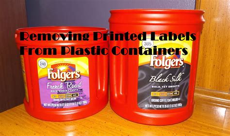 Image result for How to Remove Sticky Labels From Plastic Containers