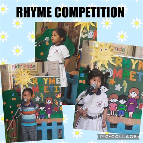 Rhyme Competition - Kids Pride School Jaipur