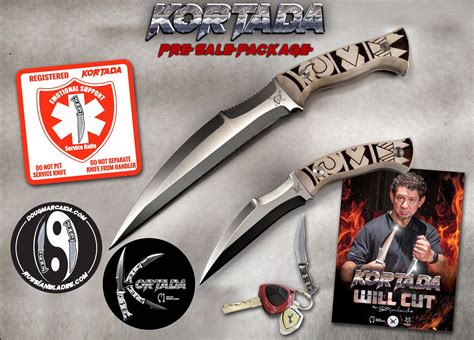 Kortada Limited Edition Set, 2 knives. Designed by Doug Marcaida ...