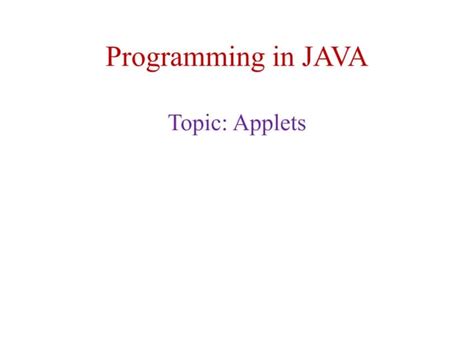 Applets Java Edge 的图像结果