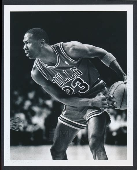Lot # 983: 1986-87 Michael Jordan, "Young Bull on the Attack" Rare ...