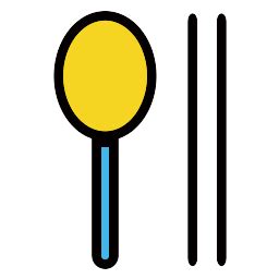 Chopsticks Spoon Svg Png Icon Free Download (#690940) - OnlineWebFonts.COM