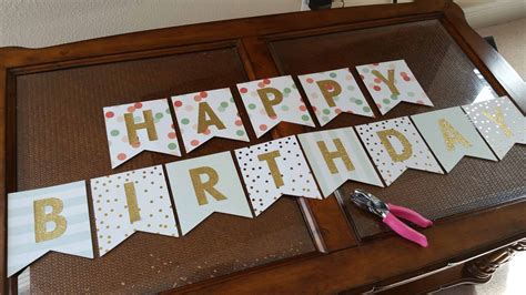 Diy Birthday Banner