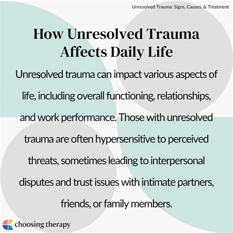 What Is Unresolved Trauma?