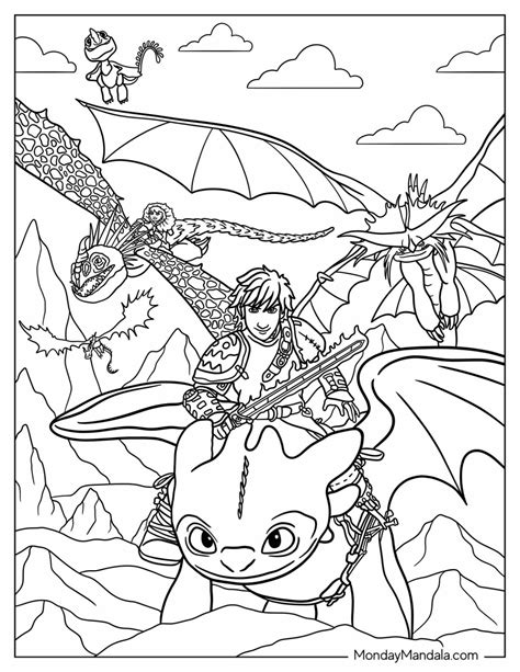 Dreamworks How To Train Your Dragon Coloring Pages at Victoria Otero blog