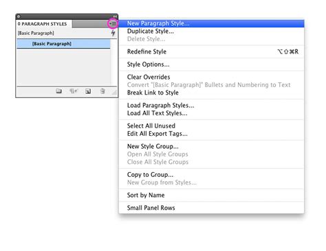Image result for Create a New Style InDesign