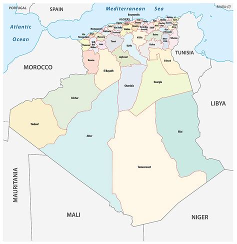 Algeria Map