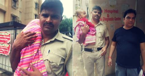 Brave Cop Walks Through Chest-Deep Water To Save An Infant Following ...