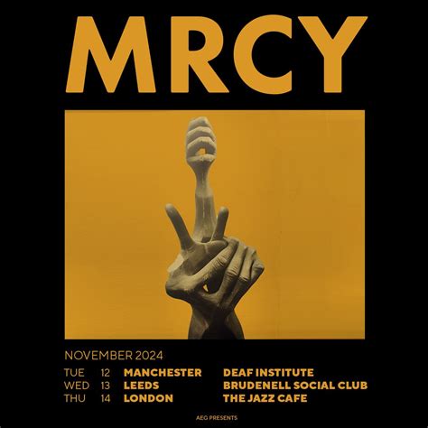 MRCY, Live at The Brudenell, Brudenell Social Club, Leeds, 13 November ...